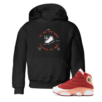 13s Dune Red shirts to match jordans The Most Worn Shoes sneaker match tees Air Jordan 13 Dune Red SNRT Sneaker Tees streetwear brand Baby and Youth Black 1 cotton tee
