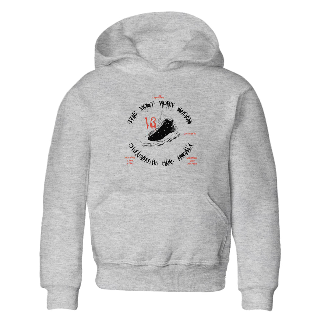 13s Dune Red shirts to match jordans The Most Worn Shoes sneaker match tees Air Jordan 13 Dune Red SNRT Sneaker Tees streetwear brand Baby and Youth Heather Grey 2 cotton tee