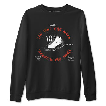 13s Dune Red shirts to match jordans The Most Worn Shoes sneaker match tees Air Jordan 13 Dune Red SNRT Sneaker Tees streetwear brand Black 2 unisex cotton tee