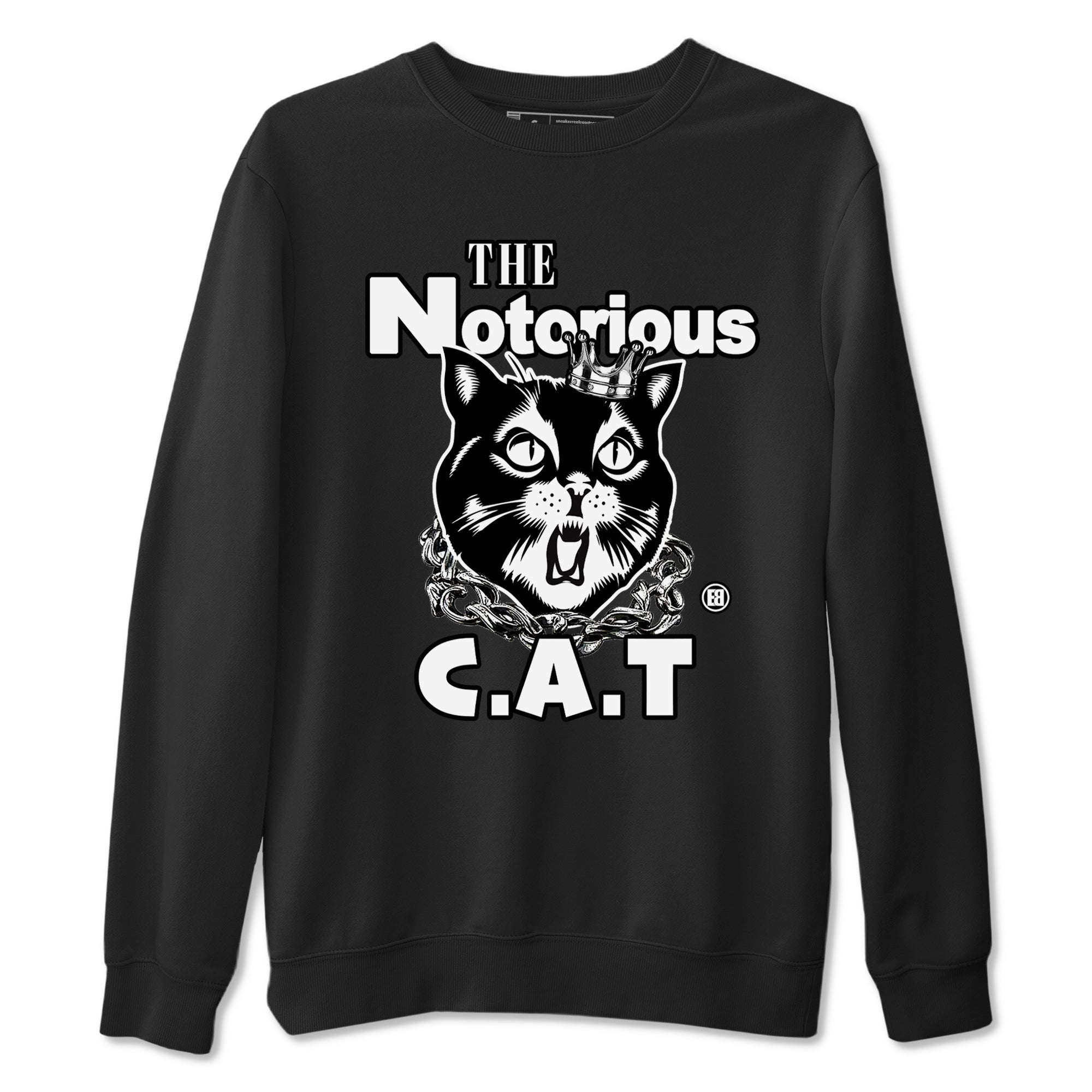 4s White Thunder shirts to match jordans The Notorious Cat sneaker match tees Air Jordan 4 White Thunder SNRT Sneaker Release Tees unisex cotton Black 2 crew neck shirts