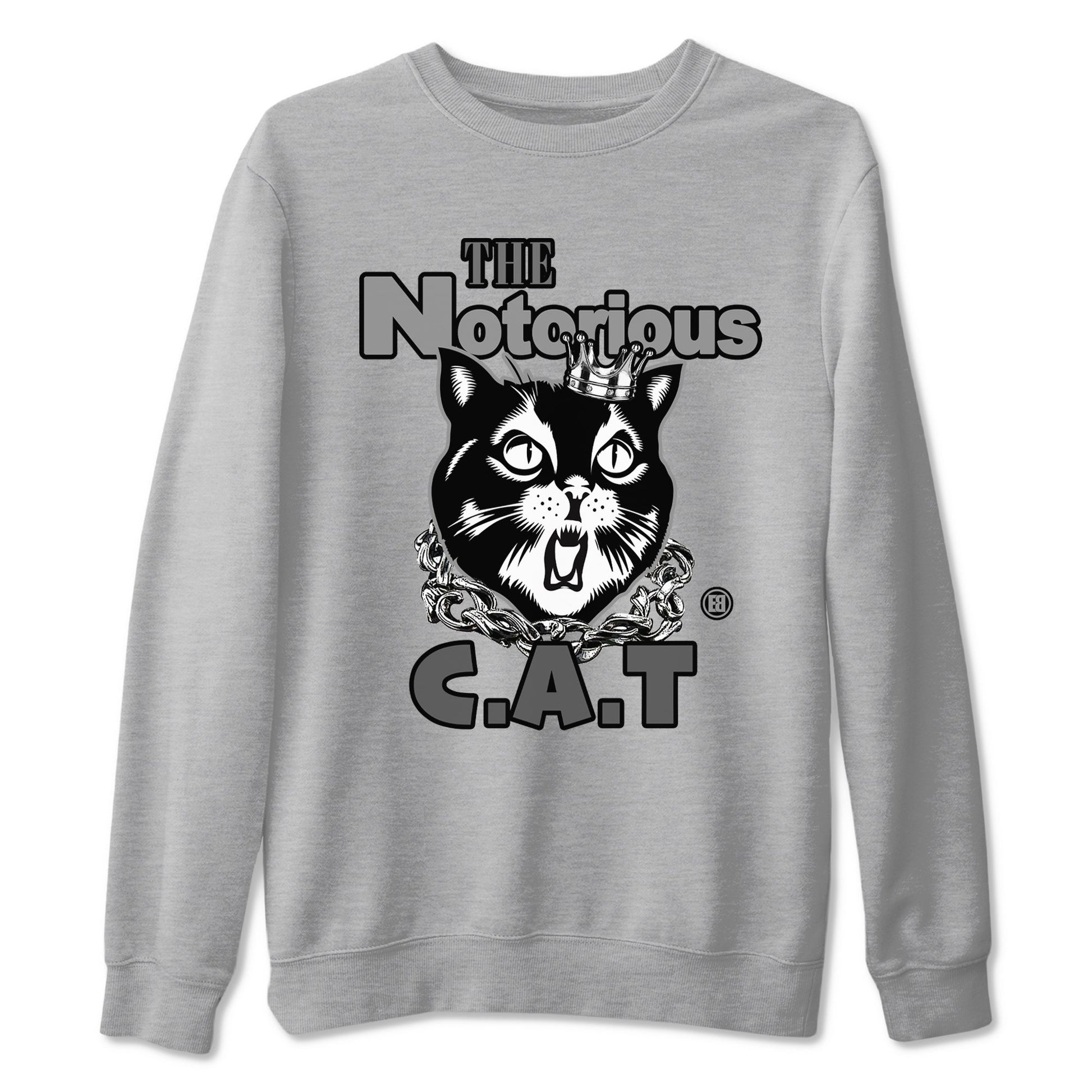 5s Black Cat shirts to match jordans The Notorious Cat sneaker match tees Air Jordan 5 Black Cat SNRT Sneaker Release Tees unisex cotton Heather Grey 2 crew neck shirts