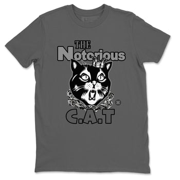 5s Black Cat shirts to match jordans The Notorious Cat sneaker match tees Air Jordan 5 Black Cat SNRT Sneaker Release Tees unisex cotton Cool Grey 2 crew neck shirts