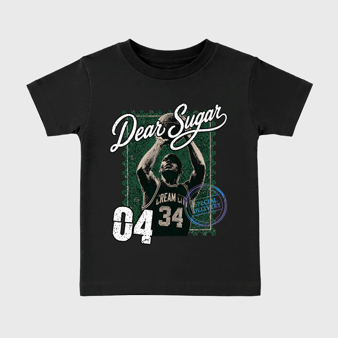 The Perfect Form Baby & Kids Graphic T-Shirt featuring original artwork designed to match the Air Jordan 12 Bucks. Black 2 Kids Graphic Tee.