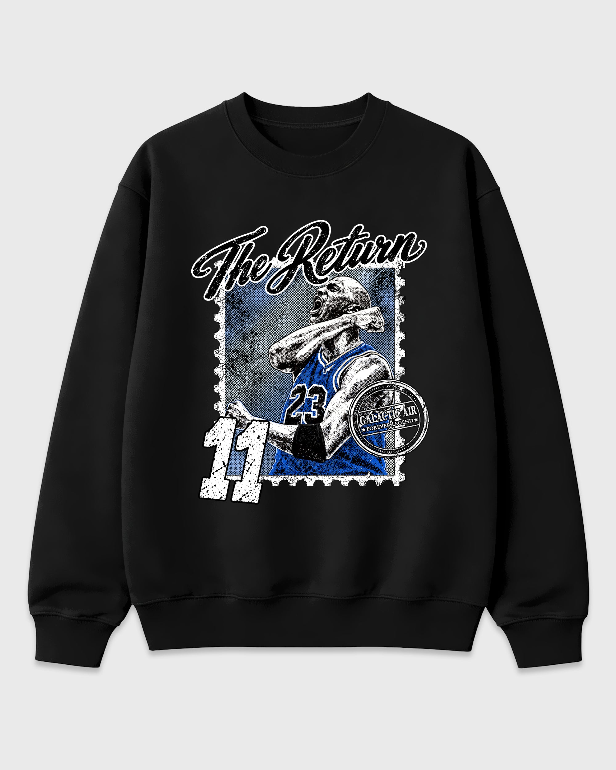 The Return Graphic T-Shirt featuring original streetwear artwork designed to match the Air Jordan 11 Retro Space Jam. Black 2 Graphic Tee.