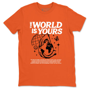 Sneaker match tees – Streetwear Graphic Tees Air Jordan 1 Shattered Backboard Sneakers – The World Is Yours Graphic Tee Orange 2