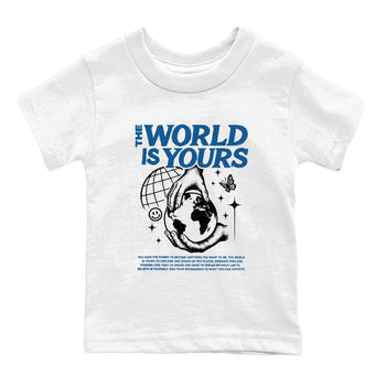 Sneaker match tees – Streetwear Graphic Tees Air Jordan 1 Travis Scott Fragment Sneakers – The World Is Yours Kids Craphic T-Shirt White 2