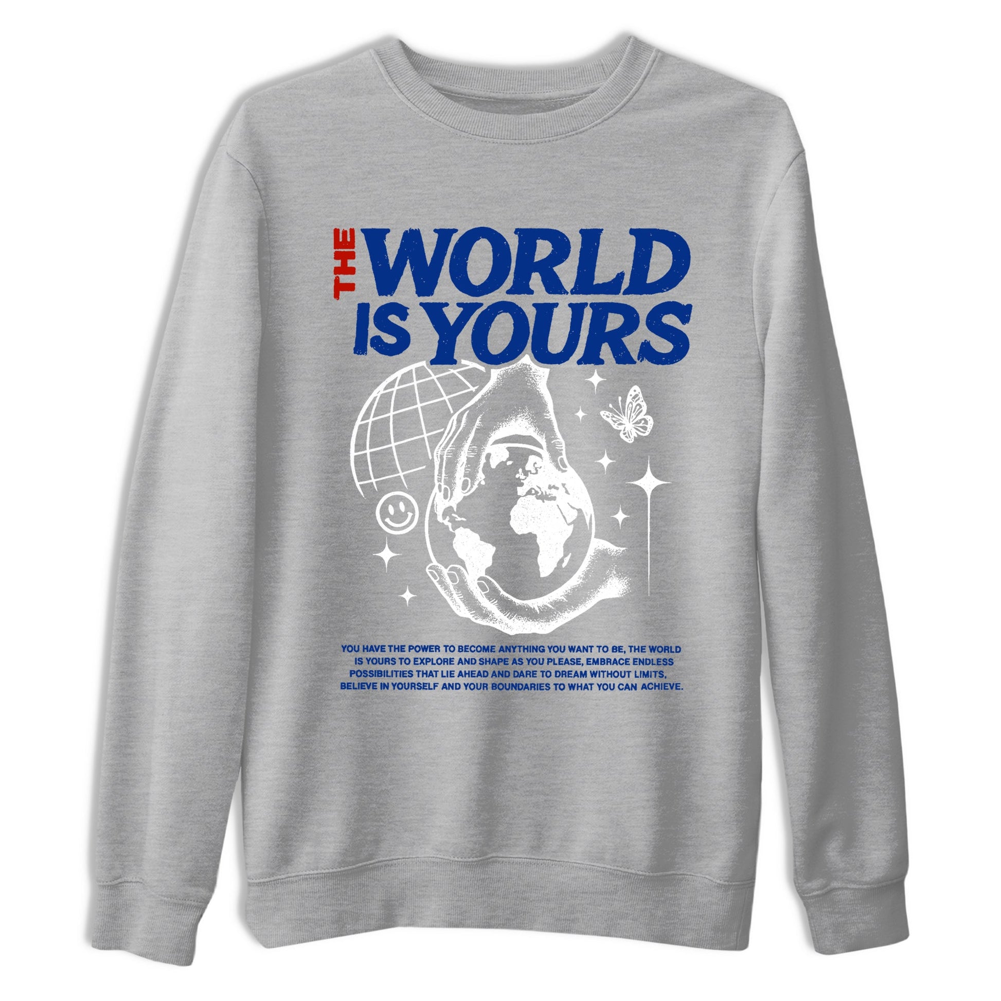 Sneaker Threads – Sneaker Tees To Match Air Jordan 11 Rare Air – The World Is Yours Graphic Tee Heather Grey 2. Perfect for Jordan releases 2025 colorways.