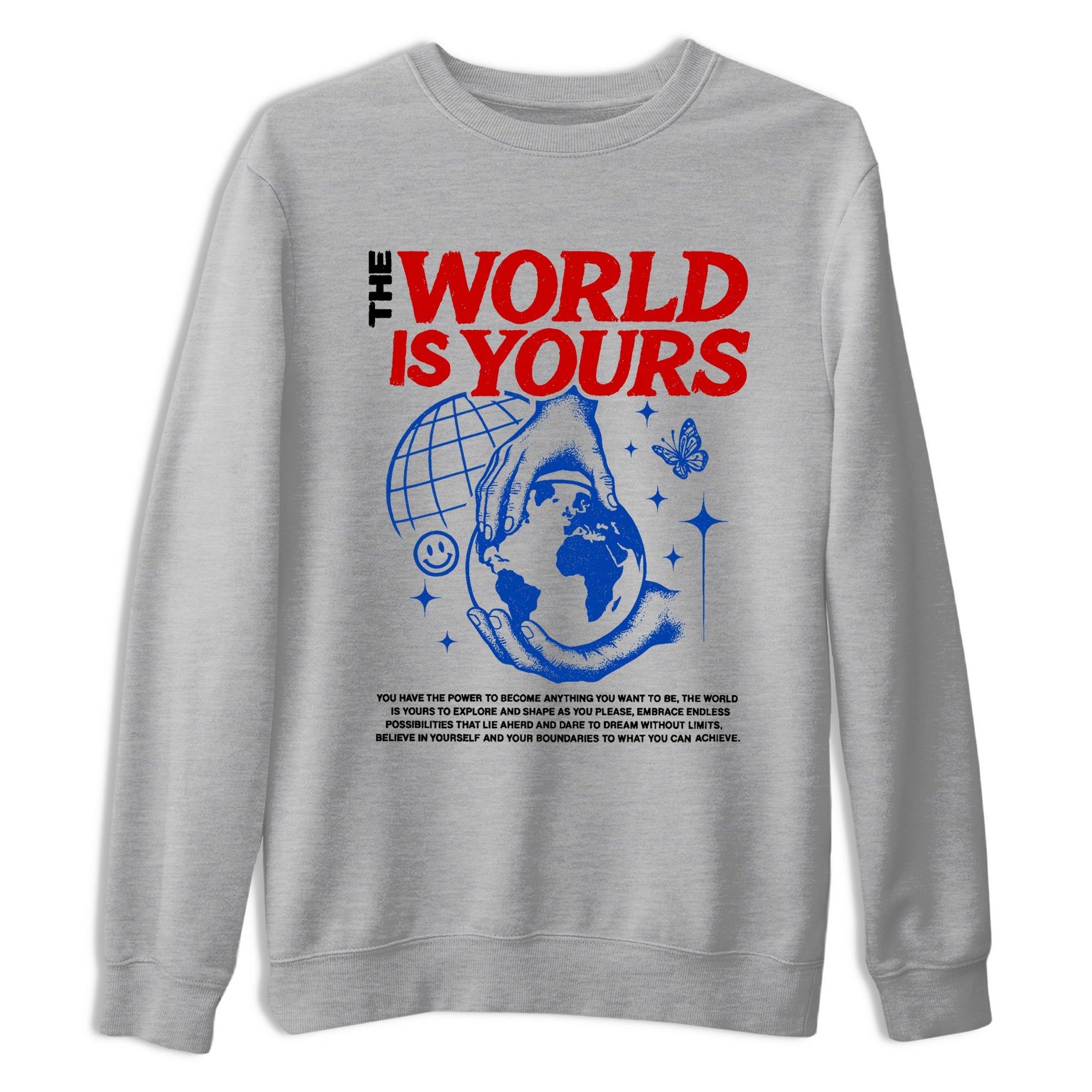 Sneaker match tees – Sneaker Tees To Match Jordan 4 Retro Rare Air Shoes – The World Is Yours Tee Heather Grey 2
