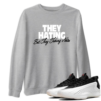 Sneaker Threads – Sneaker Tees To Match Adidas AE 1 Best Of Adi – They Hating But Taking Notes Graphic Tee Heather Grey 1. Perfect for Jordan releases 2025 colorways. Perfect for Anthony Edwards basketball sneaker drops and bold black, white, and red colorways from 2025.
