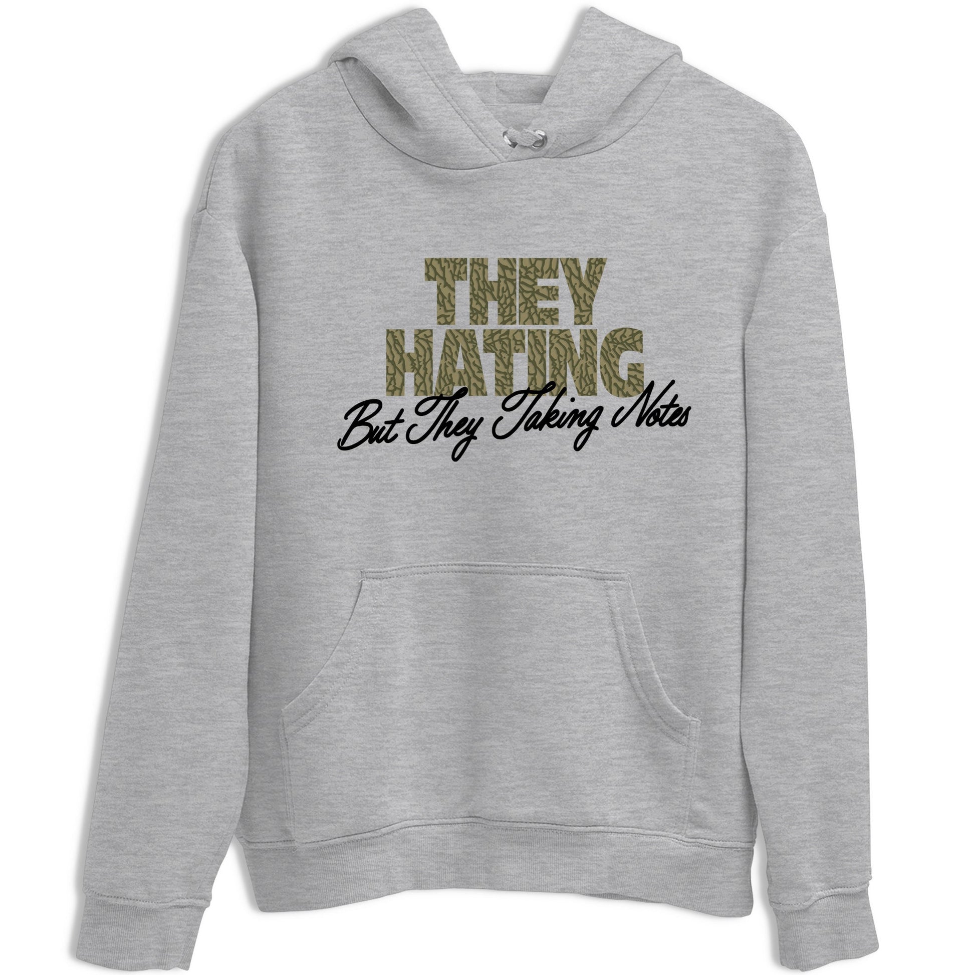 Sneaker Threads – Sneaker Threads To Match Air Jordan 3 Family Affair Shoes – They Hating But Taking Notes Tee Heather Grey 2