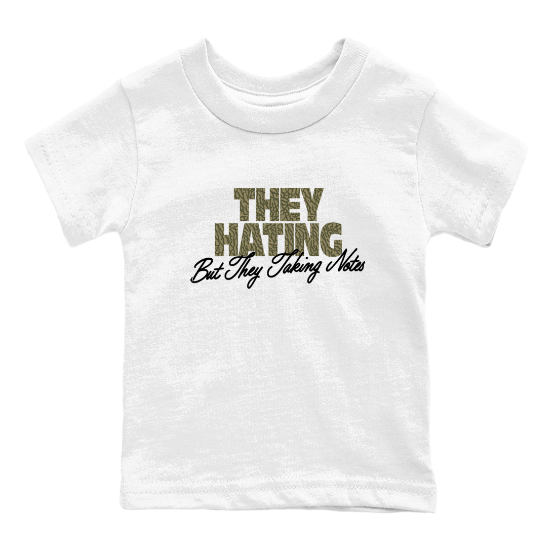 Sneaker Threads – Sneaker Threads To Match Air Jordan 3 Family Affair Shoes – They Hating But Taking Notes Kids T-Shirt White 2