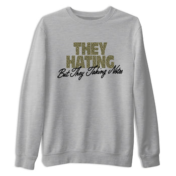 Sneaker Threads – Sneaker Threads To Match Air Jordan 3 Family Affair Shoes – They Hating But Taking Notes Tee Heather Grey 2