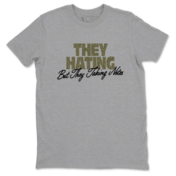 Sneaker Threads – Sneaker Threads To Match Air Jordan 3 Family Affair Shoes – They Hating But Taking Notes Tee Heather Grey 2