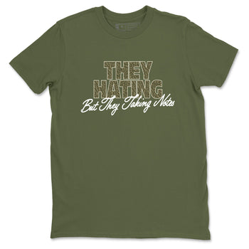 Sneaker Threads – Sneaker Threads To Match Air Jordan 3 Family Affair Shoes – They Hating But Taking Notes Tee Military Green 2