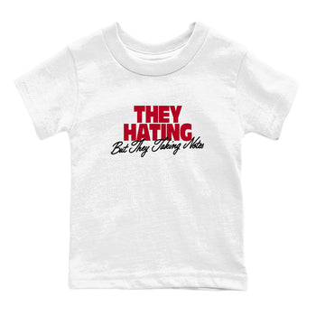 Sneaker Threads – Sneaker Tees To Match Air Jordan 8 Bunny – They Hating But Taking Notes Youth Graphic Tee White 2. Perfect for Jordan releases 2025 colorways.