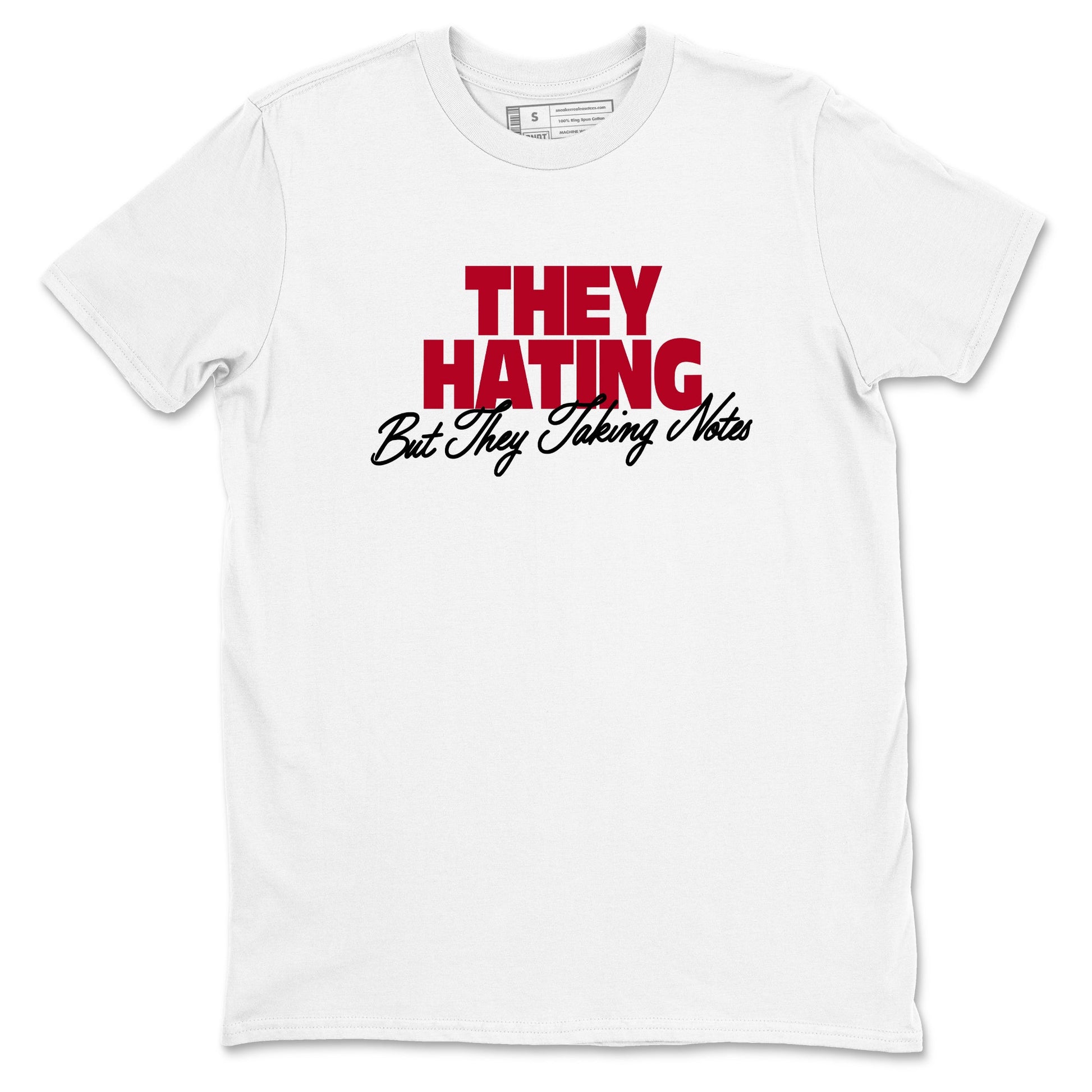 Sneaker Threads – Sneaker Tees To Match Air Jordan 8 Bunny – They Hating But Taking Notes Graphic Tee White 2. Perfect for Jordan releases 2025 colorways.