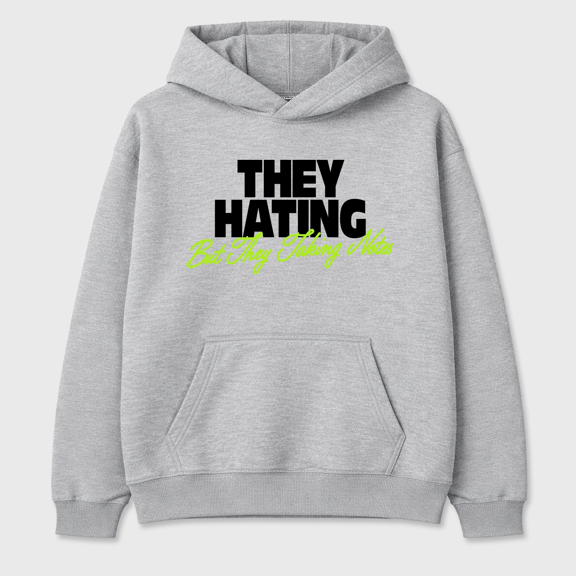 Sneakerfit graphic tee destination – Sneaker Tees To Match Air Max 90 Neon Yellow Sneakers – They Hating But Taking Notes Tee Heather Grey 2