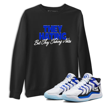 Sneaker Threads – Sneaker Tees To Match Nike KD 17 Penny – They Hating But Taking Notes Graphic Tee Black 1. Perfect for Jordan releases 2025 colorways. Perfect for Kevin Durant basketball sneaker releases and retro Penny-inspired 2025 colorways.