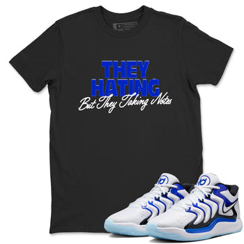 Sneaker Threads – Sneaker Tees To Match Nike KD 17 Penny – They Hating But Taking Notes Graphic Tee Black 1. Perfect for Jordan releases 2025 colorways. Perfect for Kevin Durant basketball sneaker releases and retro Penny-inspired 2025 colorways.