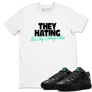 Sneaker Threads – Sneaker Tees To Match Nike KD 18 Black Label – They Hating But Taking Notes Graphic Tee White 1. Perfect for Jordan releases 2025 colorways. Perfect for Kevin Durant basketball sneaker releases and all-black performance colorways for 2025 hoopers. 