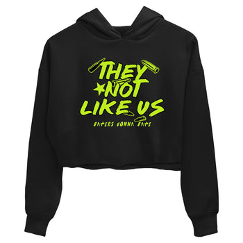 AF1 Volt shirts to match jordans They Not Like Us sneaker match tees Air Force 1 Volt match shoes to clothes SNRT Sneaker Tees unisex cotton Black 2 crop tee