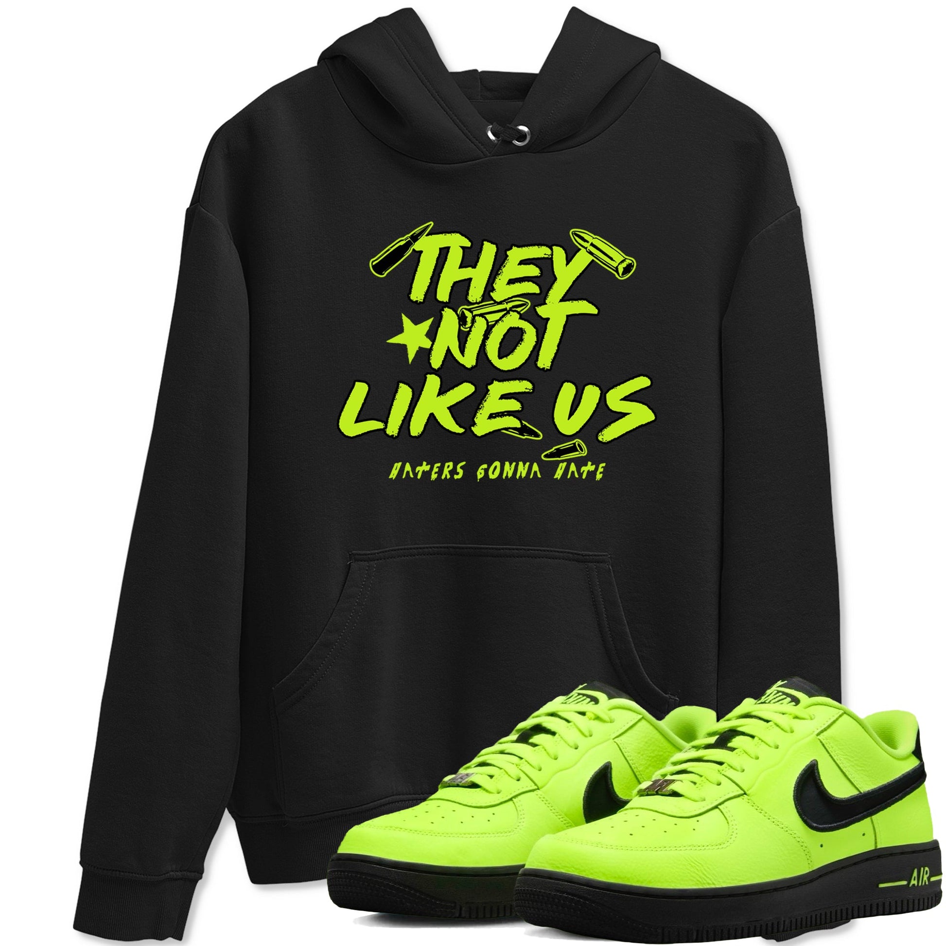 AF1 Volt shirts to match jordans They Not Like Us sneaker match tees Air Force 1 Volt match shoes to clothes SNRT Sneaker Tees unisex cotton Black 1 shirts