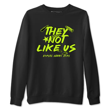 AF1 Volt shirts to match jordans They Not Like Us sneaker match tees Air Force 1 Volt match shoes to clothes SNRT Sneaker Tees unisex cotton Black 2 shirts