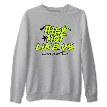 AF1 Volt shirts to match jordans They Not Like Us sneaker match tees Air Force 1 Volt match shoes to clothes SNRT Sneaker Tees unisex cotton Heather Grey 2 shirts