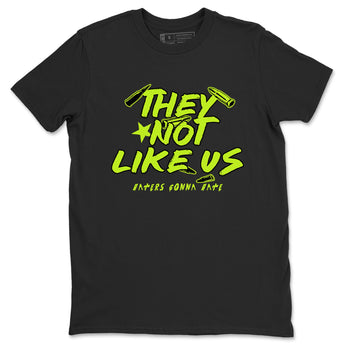AF1 Volt shirts to match jordans They Not Like Us sneaker match tees Air Force 1 Volt match shoes to clothes SNRT Sneaker Tees unisex cotton Black 2 shirts