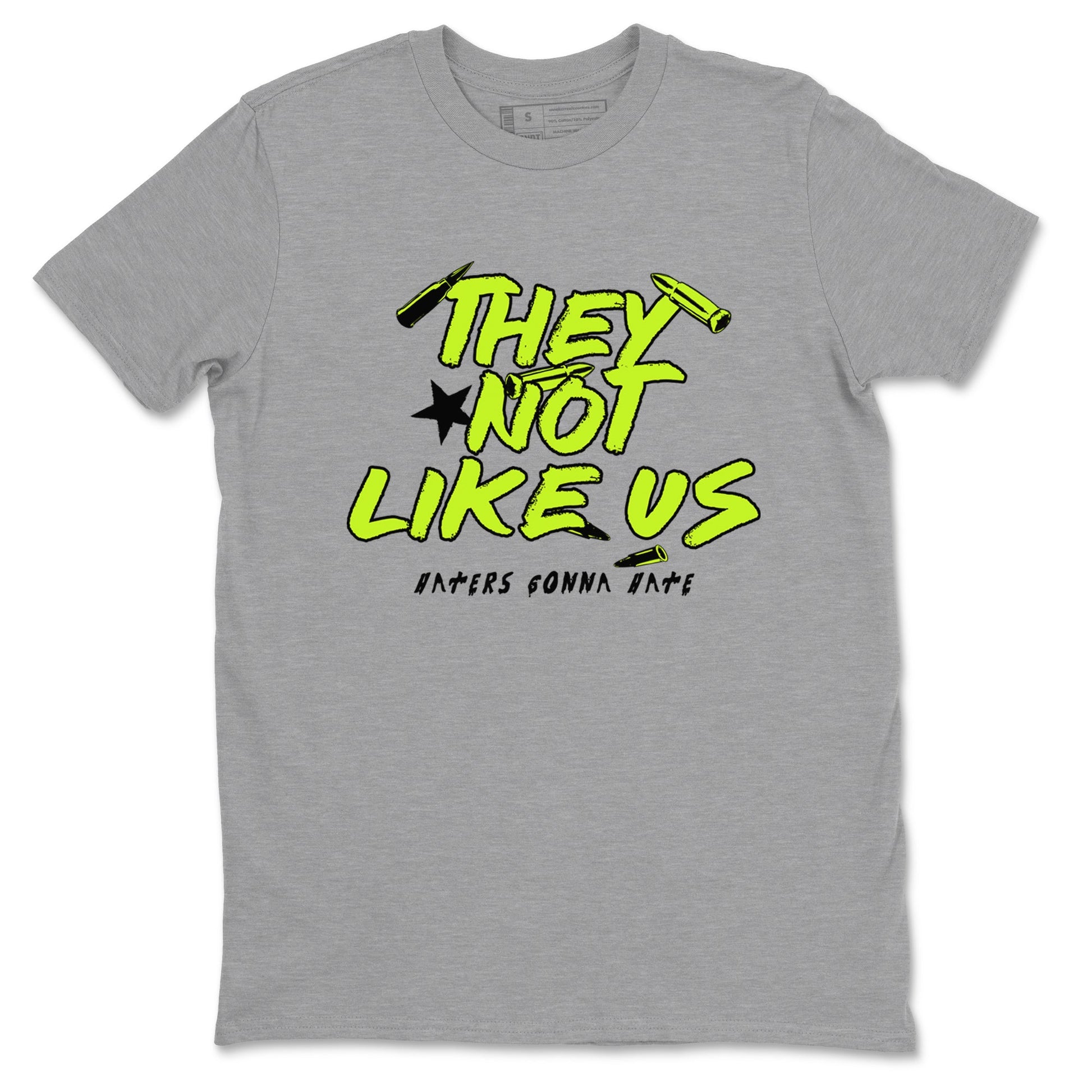 AF1 Volt shirts to match jordans They Not Like Us sneaker match tees Air Force 1 Volt match shoes to clothes SNRT Sneaker Tees unisex cotton Heather Grey 2 shirts