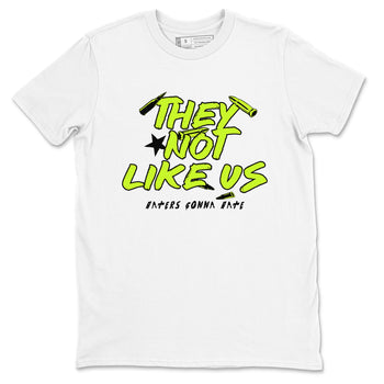 AF1 Volt shirts to match jordans They Not Like Us sneaker match tees Air Force 1 Volt match shoes to clothes SNRT Sneaker Tees unisex cotton White 2 shirts