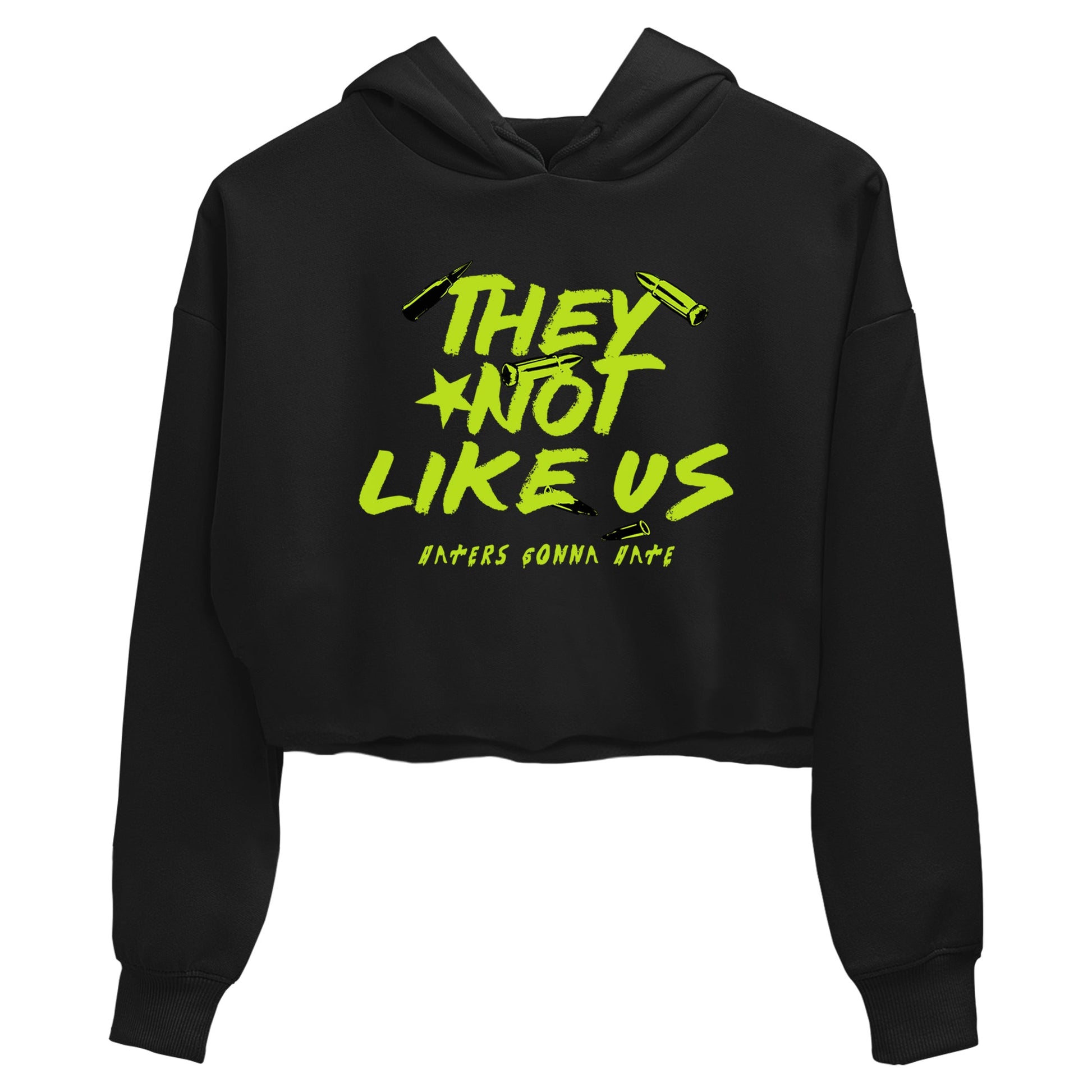 Foams One Black Volt shirts to match jordans They Not Like Us sneaker match tees Air Foamposite One Black and Volt match shoes to clothes SNRT Sneaker Tees unisex cotton Black 2 crop tee