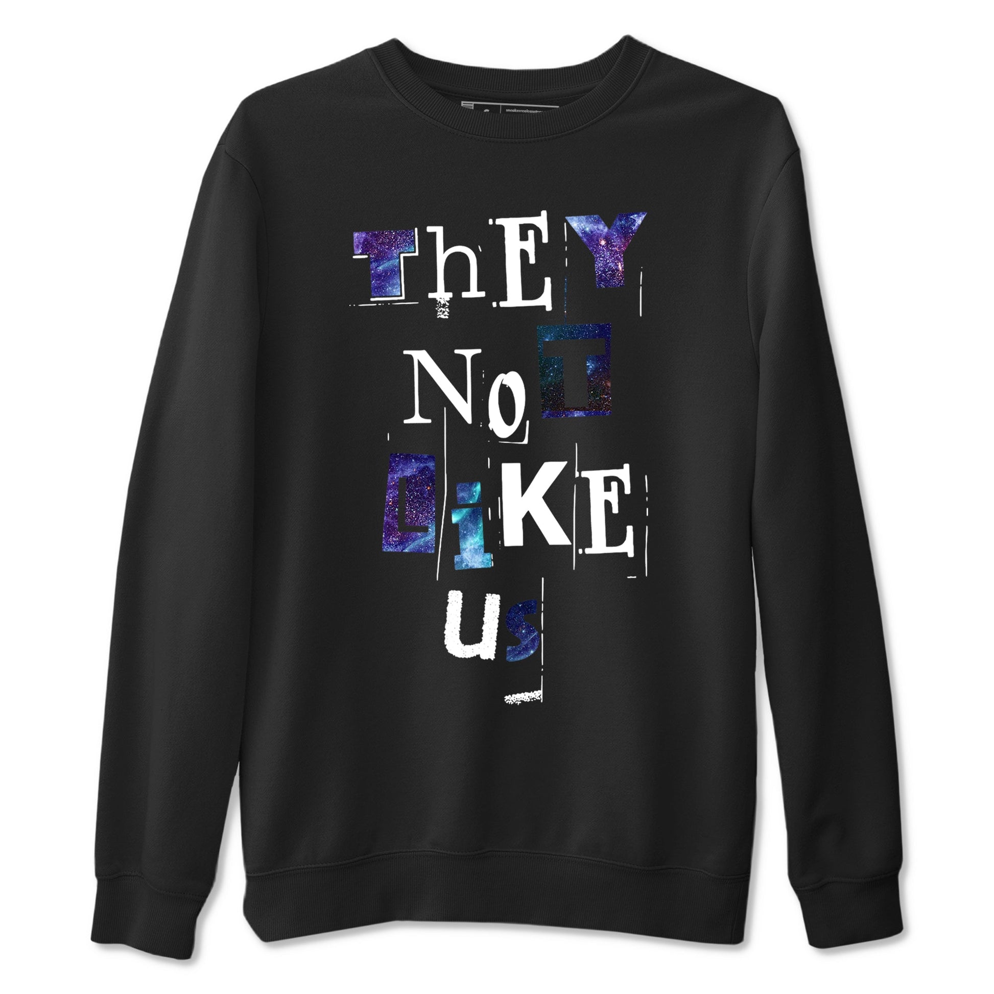 Foams One Galaxy shirts to match jordans They Not Like Us best t shirts to wear with jordans Air Foamposite One Galaxy match shoes to clothes SNRT Sneaker Tees unisex cotton Black 2 shirts