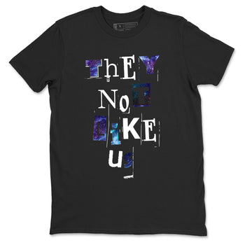 Foams One Galaxy shirts to match jordans They Not Like Us best t shirts to wear with jordans Air Foamposite One Galaxy match shoes to clothes SNRT Sneaker Tees unisex cotton Black 2 shirts