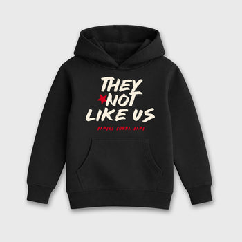 Sneaker match tees – Sneaker Tees To Match Air Jordan 1 Flight Club Shoes – They Not Like Us Kids T-Shirt Black 2