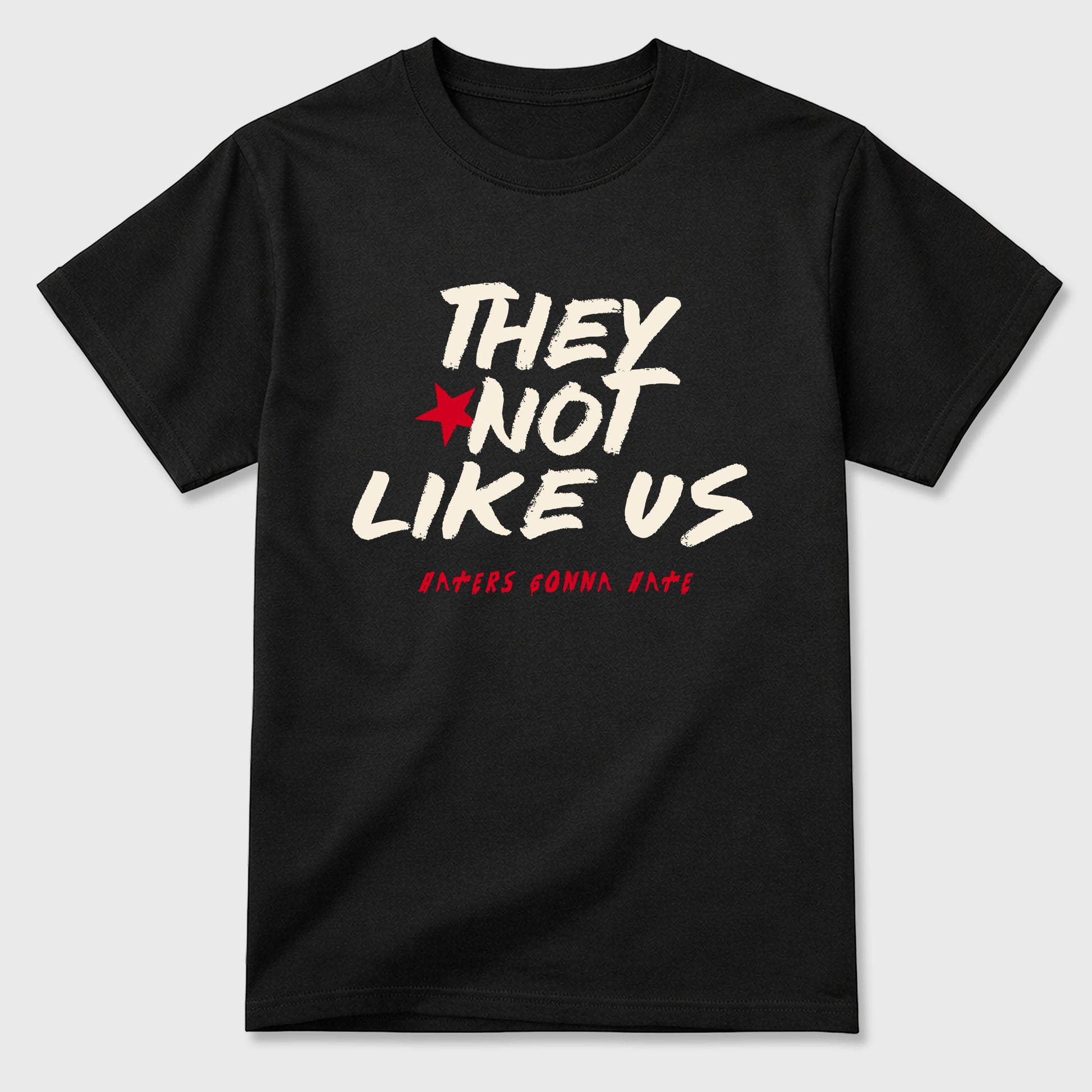 Sneaker match tees – Sneaker Tees To Match Air Jordan 1 Flight Club Shoes – They Not Like Us Tee Black 2