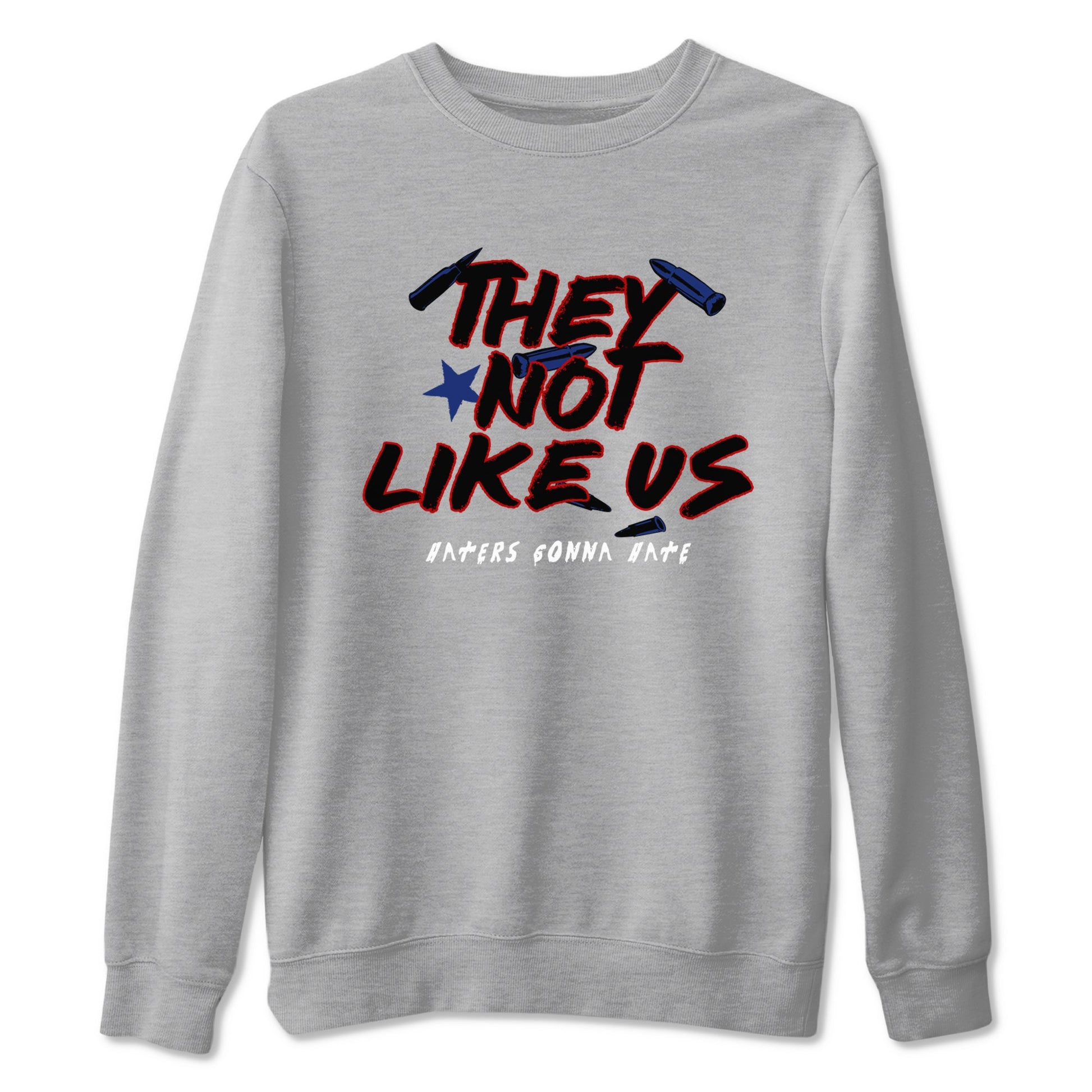 1s Rare Air shirts to match jordans They Not Like Us sneaker match tees Air Jordan 1 High OG Rare Air Deep Royal Blue match shoes to clothes SNRT Sneaker Tees unisex cotton Heather Grey 2 shirts