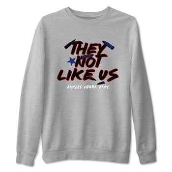 1s Rare Air shirts to match jordans They Not Like Us sneaker match tees Air Jordan 1 High OG Rare Air Deep Royal Blue match shoes to clothes SNRT Sneaker Tees unisex cotton Heather Grey 2 shirts
