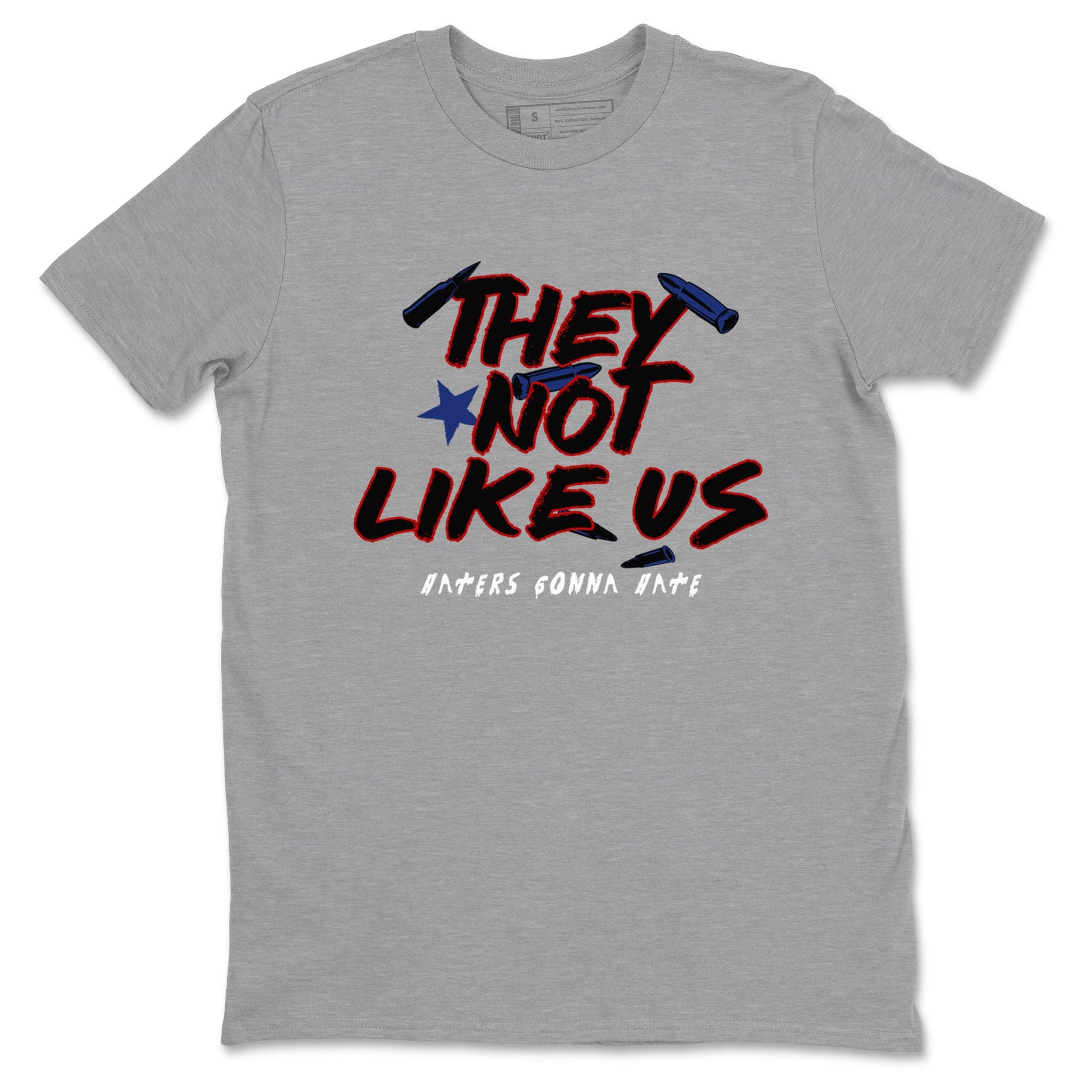 1s Rare Air shirts to match jordans They Not Like Us sneaker match tees Air Jordan 1 High OG Rare Air Deep Royal Blue match shoes to clothes SNRT Sneaker Tees unisex cotton Heather Grey 2 shirts
