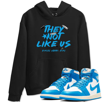 1s High OG UNC Reimagined shirts to match jordans They Not Like Us graphic tees Air Jordan 1 UNC Reimagined match shoes to clothes SNRT Sneaker Tees unisex cotton Black 1 shirts