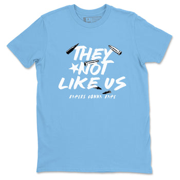 1s High OG UNC Reimagined shirts to match jordans They Not Like Us graphic tees Air Jordan 1 UNC Reimagined match shoes to clothes SNRT Sneaker Tees unisex cotton Carolina Blue 2 shirts