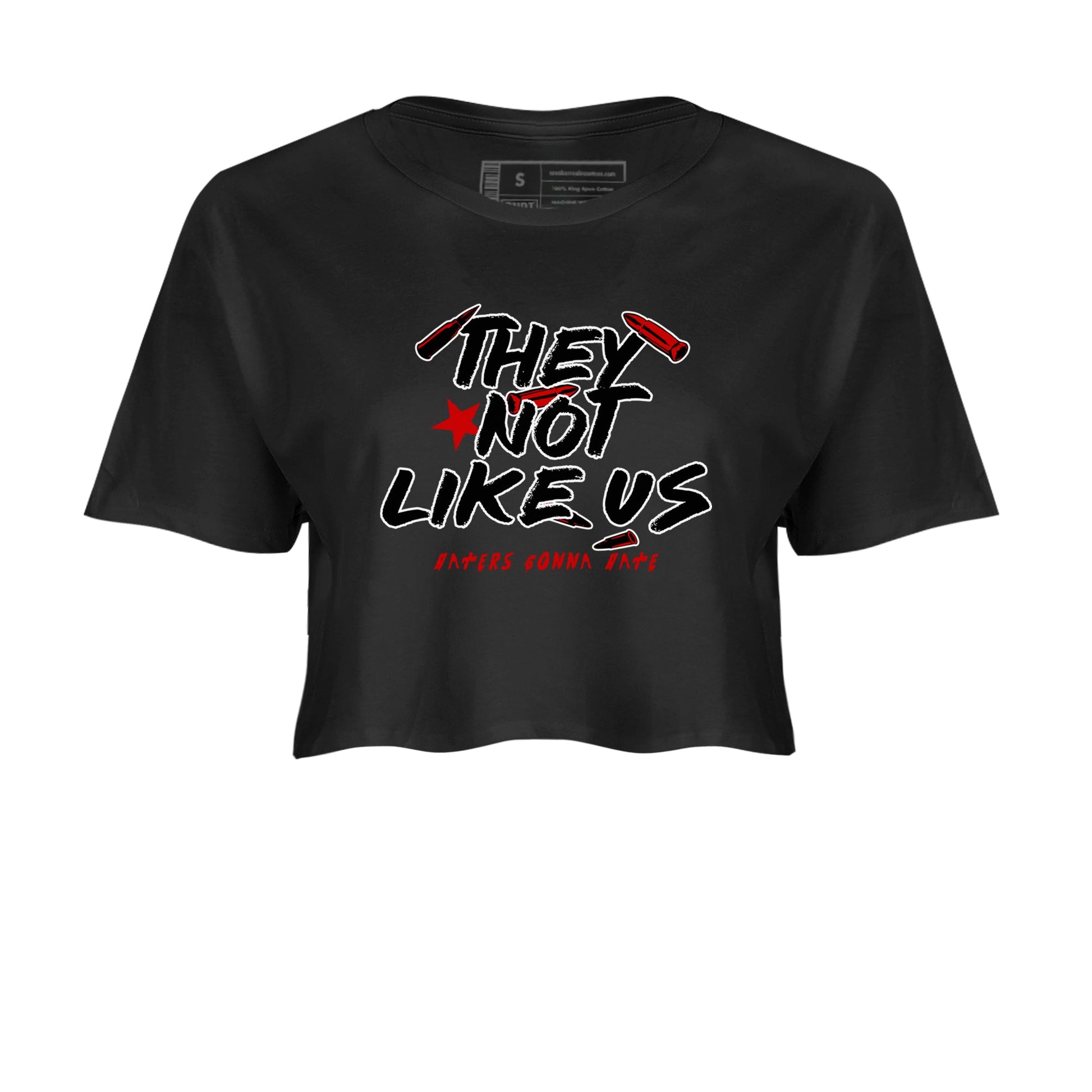 11s Bred Velvet shirts to match jordans They Not Like Us sneaker match tees Air Jordan 11 Retro Bred Velvet match shoes to clothes SNRT Sneaker Tees unisex cotton Black 2 crop tee
