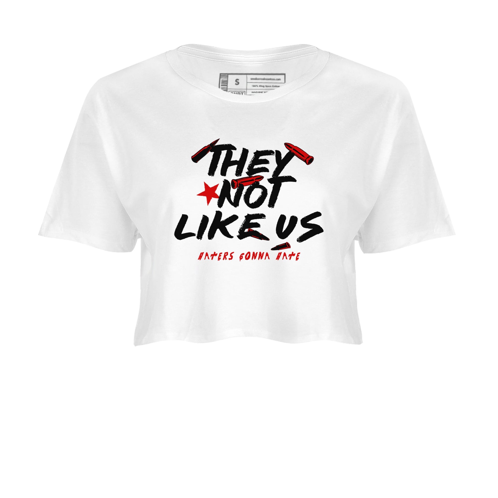 11s Bred Velvet shirts to match jordans They Not Like Us sneaker match tees Air Jordan 11 Retro Bred Velvet match shoes to clothes SNRT Sneaker Tees unisex cotton White 2 crop tee