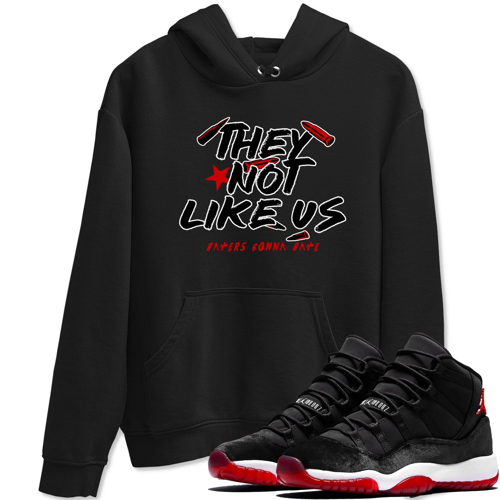 11s Bred Velvet shirts to match jordans They Not Like Us sneaker match tees Air Jordan 11 Retro Bred Velvet match shoes to clothes SNRT Sneaker Tees unisex cotton Black 1 shirts