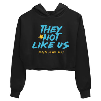 Sneaker match tees – Sneaker Tees To Match Air Jordan 11 Gamma Shoes – They Not Like Us Crop T-Shirt Black 2