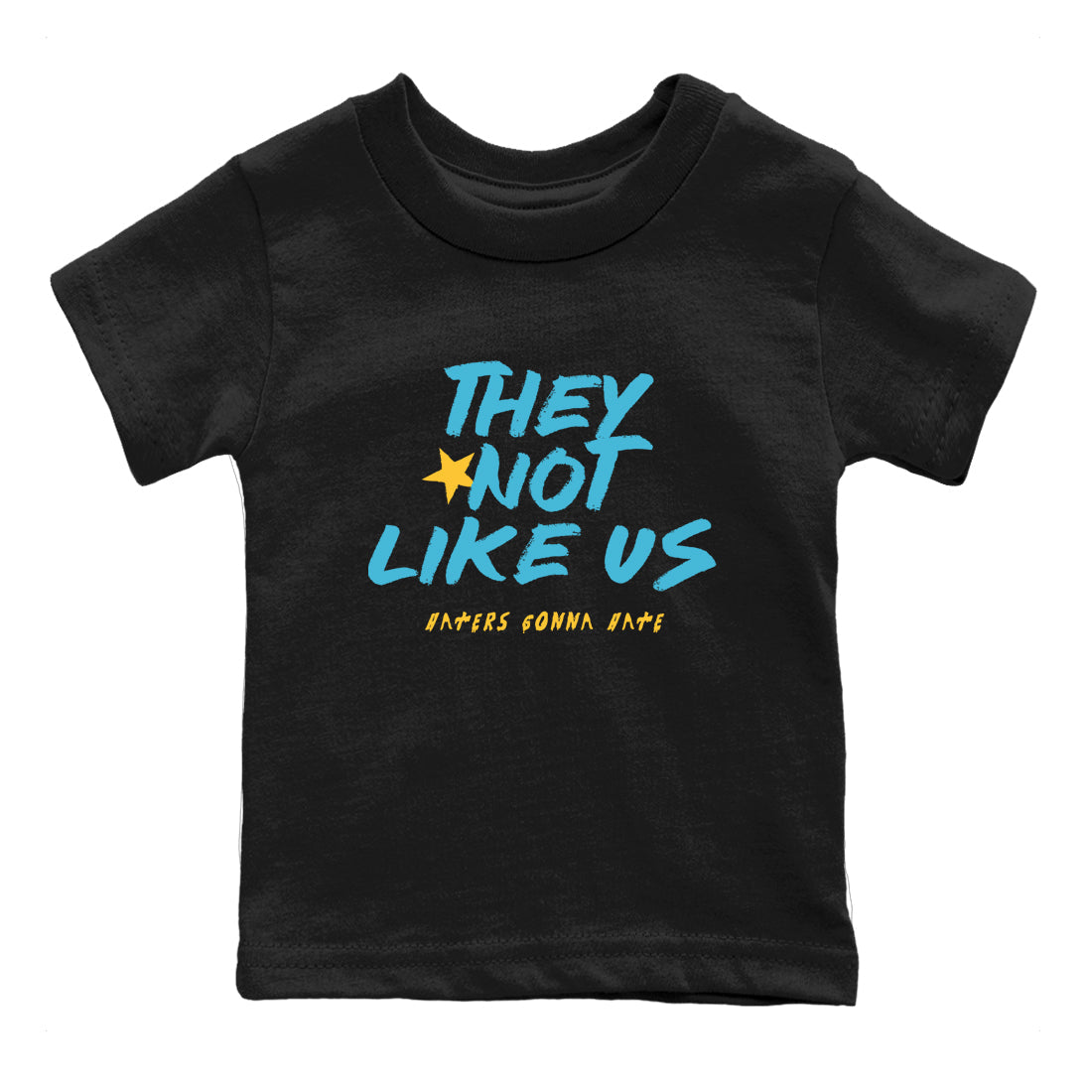 Sneaker match tees – Sneaker Tees To Match Air Jordan 11 Gamma Shoes – They Not Like Us Kids T-Shirt Black 2