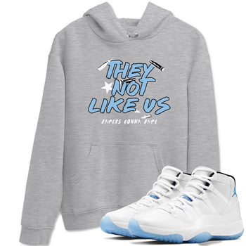 11s Legend Blue shirts to match jordans They Not Like Us best t shirts to wear with jordans AJ11 Retro Legend Blue match shoes to clothes SNRT Sneaker Tees unisex cotton Heather Grey 1 shirts