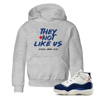 Sneaker Threads – Sneaker Tees To Match Air Jordan 11 Rare Air – They Not Like Us Youth Graphic Tee Heather Grey 1. Perfect for Jordan releases 2025 colorways.