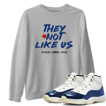 Sneaker Threads – Sneaker Tees To Match Air Jordan 11 Rare Air – They Not Like Us Graphic Tee Heather Grey 1. Perfect for Jordan releases 2025 colorways.