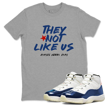 Sneaker Threads – Sneaker Tees To Match Air Jordan 11 Rare Air – They Not Like Us Graphic Tee Heather Grey 1. Perfect for Jordan releases 2025 colorways.
